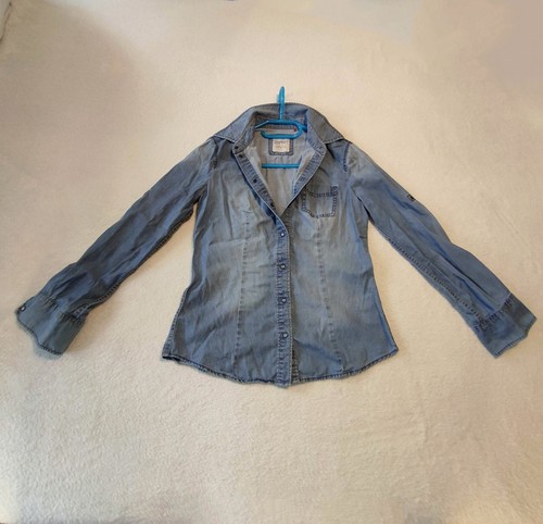 Jeans hemd tailliert - jeans,