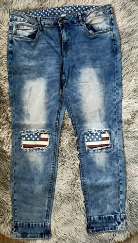 Damen jeans blau helle - blau,