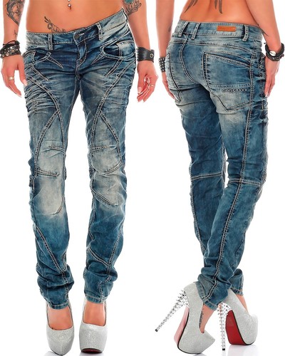 Damen jeans stretch röhre - jeans,