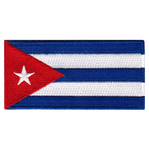 Kuba flagge aufnäher - kuba,